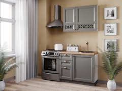 Кухонный гарнитур Амели-3 5 Белый Оникс серый
